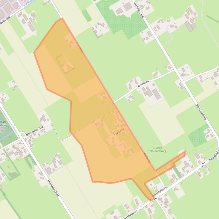 Kaart van postcodegebied 8096RL.