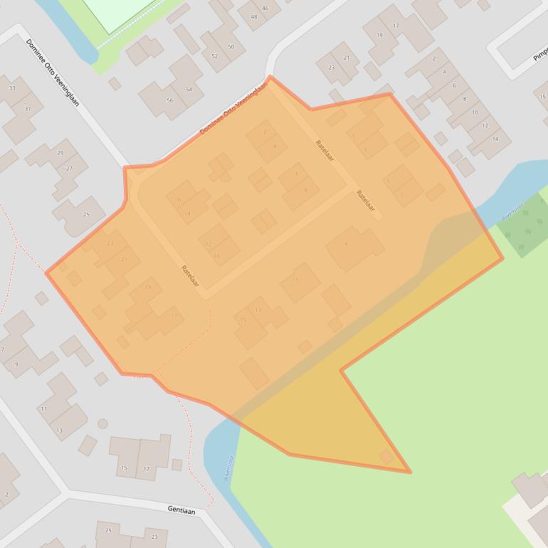 Kaart van postcodegebied 8096XS.