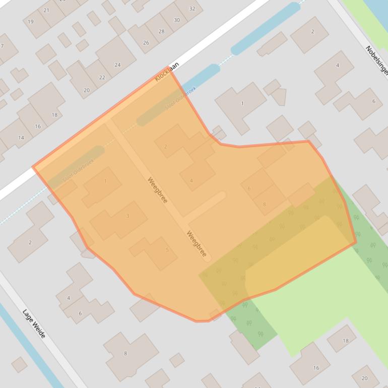 Kaart van postcodegebied 8096XW.