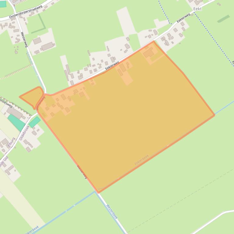 Kaart van postcodegebied 8097PD.