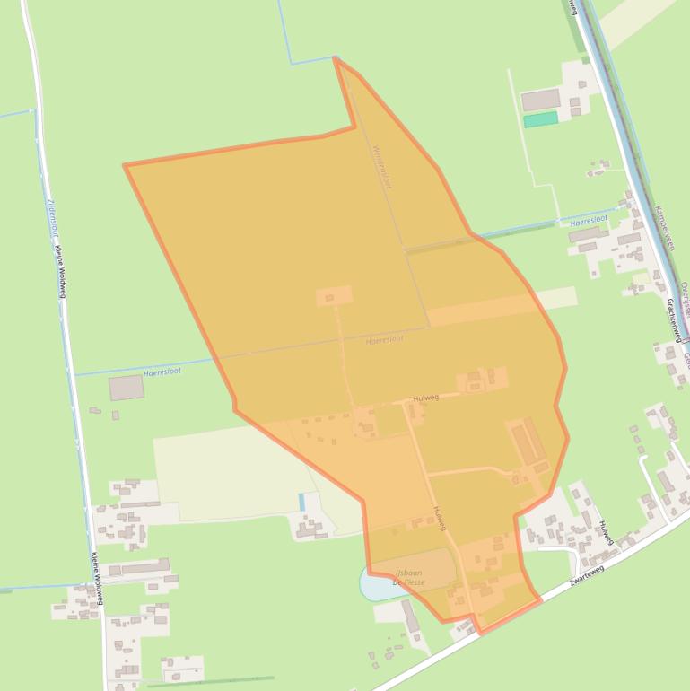 Kaart van postcodegebied 8097RE.