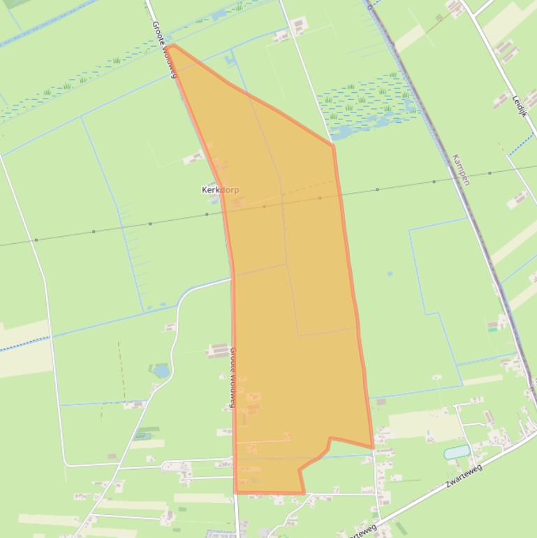 Kaart van postcodegebied 8097RV.