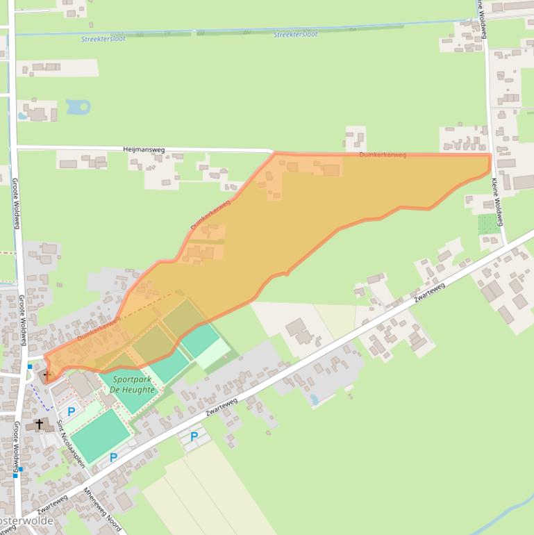 Kaart van postcodegebied 8097RZ.