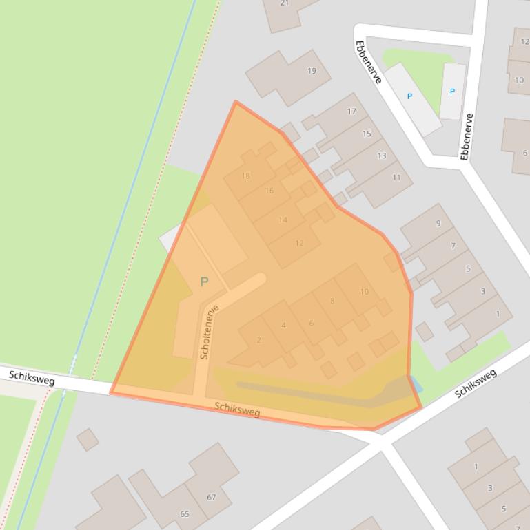 Kaart van postcodegebied 8097SV.