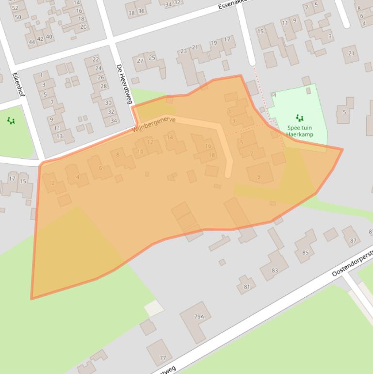 Kaart van postcodegebied 8097SX.