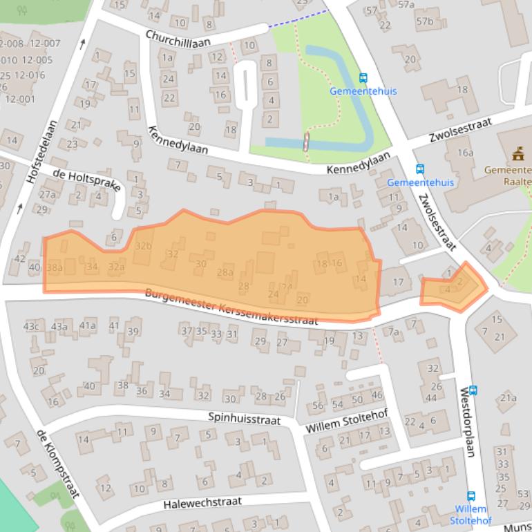 Kaart van postcodegebied 8101AN.