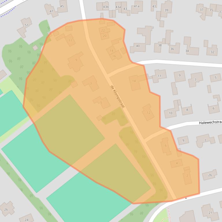 Kaart van postcodegebied 8101AV.