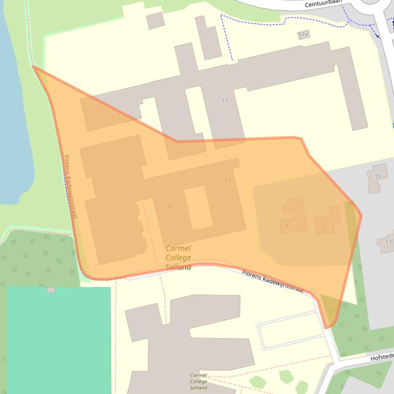 Kaart van postcodegebied 8101BW.