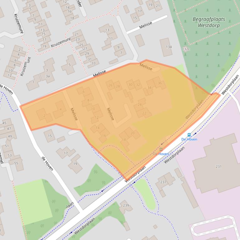 Kaart van postcodegebied 8101CX.