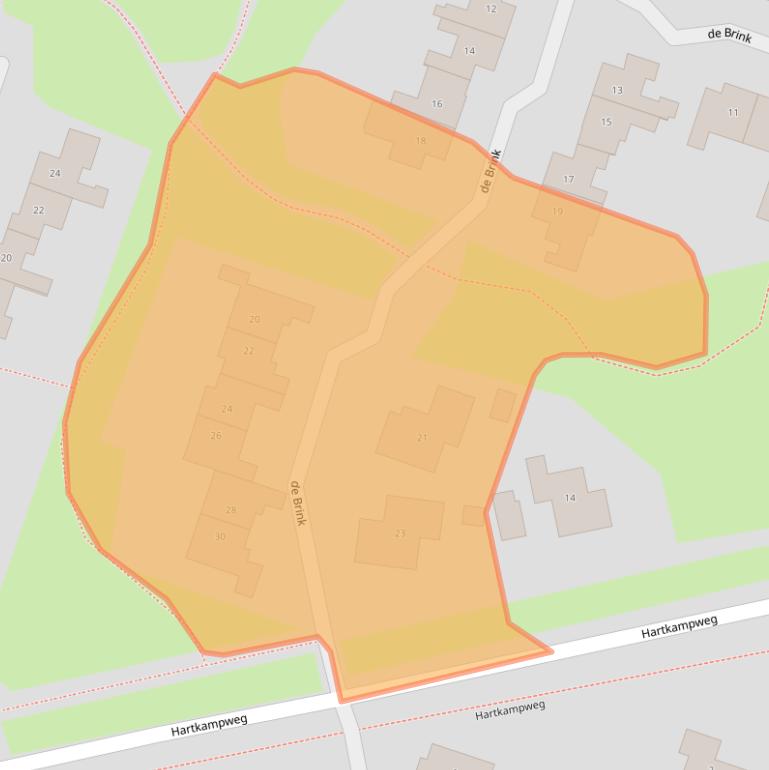 Kaart van postcodegebied 8101DB.