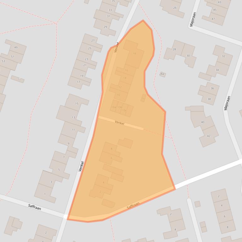 Kaart van postcodegebied 8101DK.