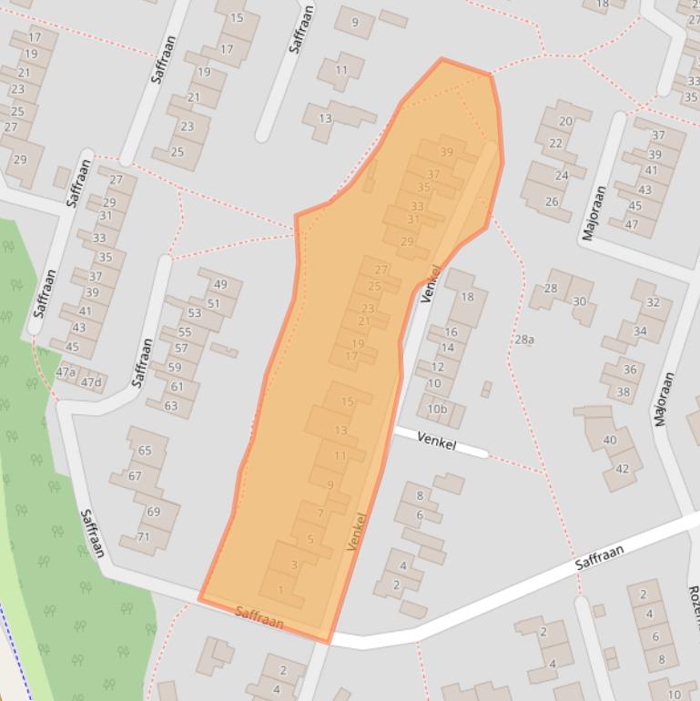 Kaart van postcodegebied 8101DL.