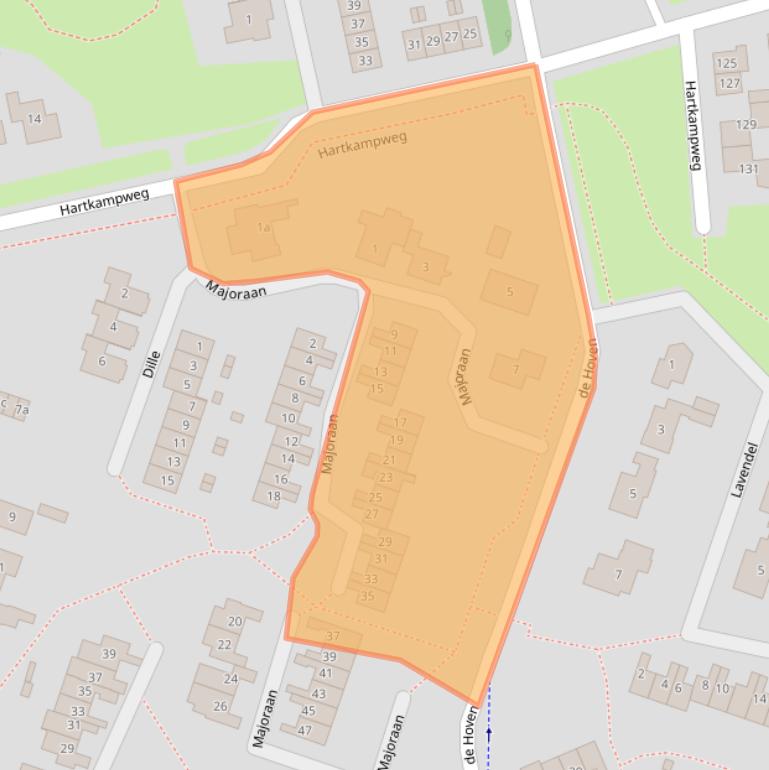 Kaart van postcodegebied 8101DR.