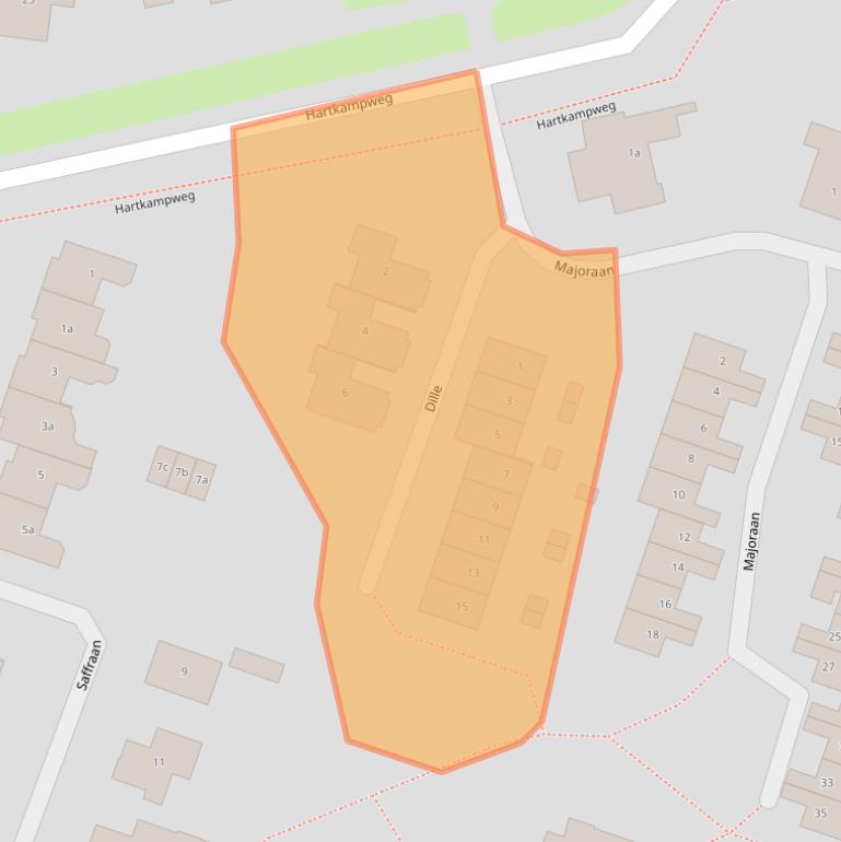 Kaart van postcodegebied 8101DT.