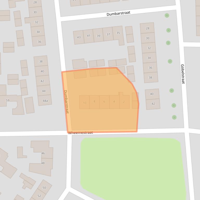 Kaart van postcodegebied 8101EA.