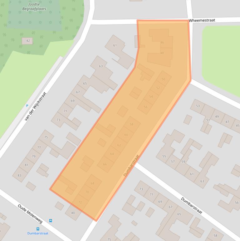 Kaart van postcodegebied 8101EE.