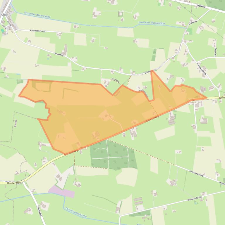 Kaart van postcodegebied 8101MC.