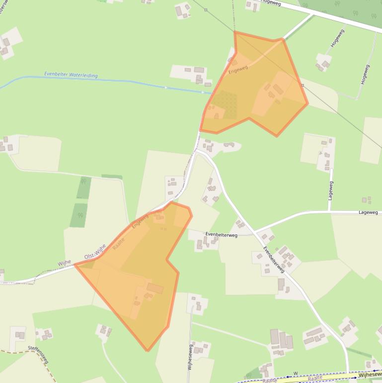 Kaart van postcodegebied 8101NC.