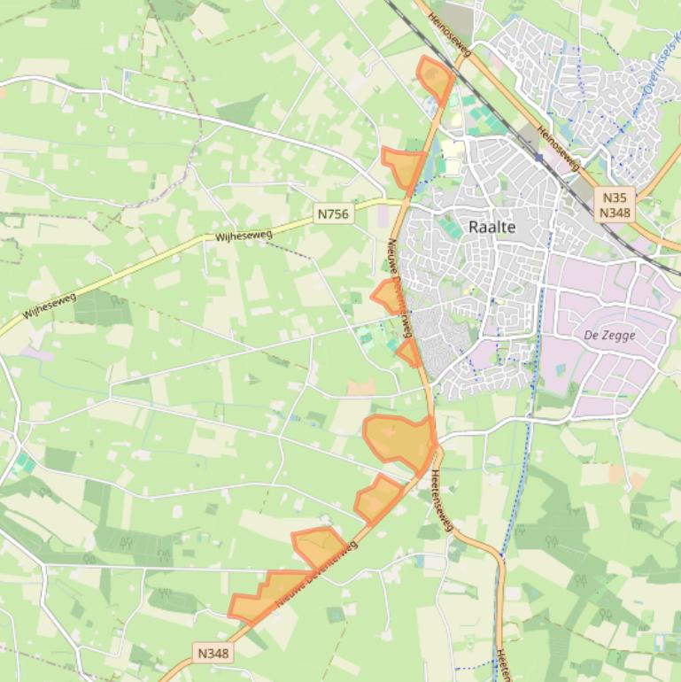 Kaart van postcodegebied 8101PL.