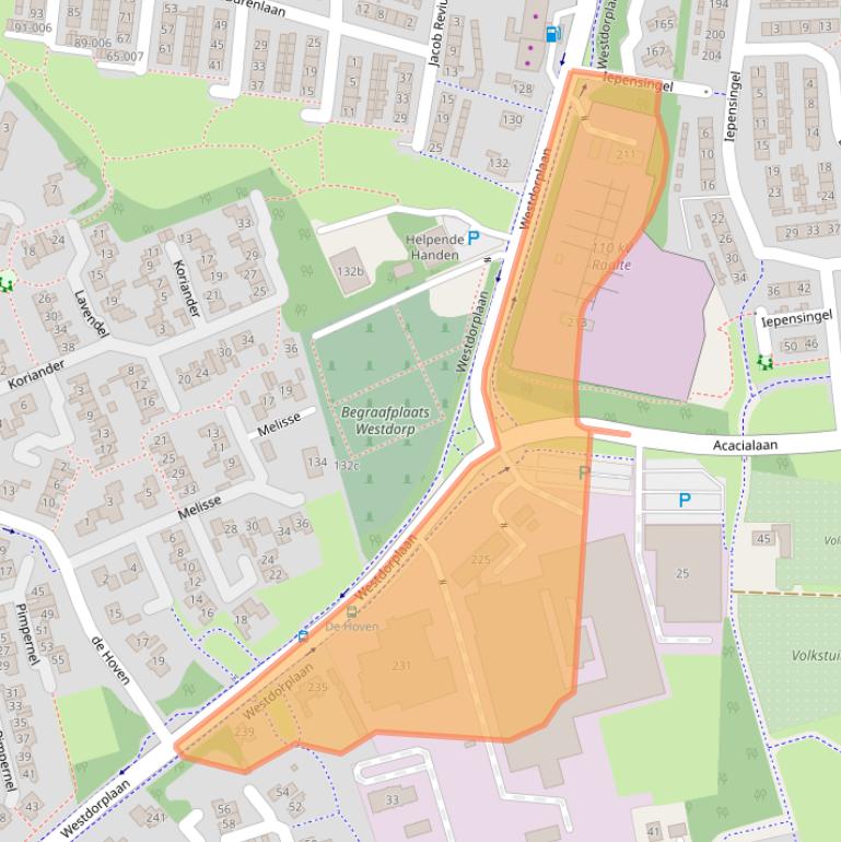 Kaart van postcodegebied 8101PN.