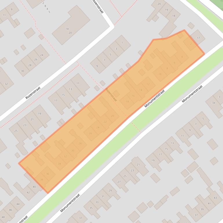 Kaart van postcodegebied 8102AL.