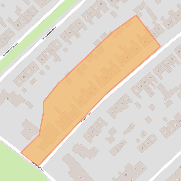 Kaart van postcodegebied 8102AN.