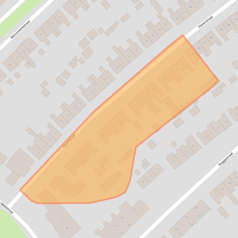 Kaart van postcodegebied 8102AR.