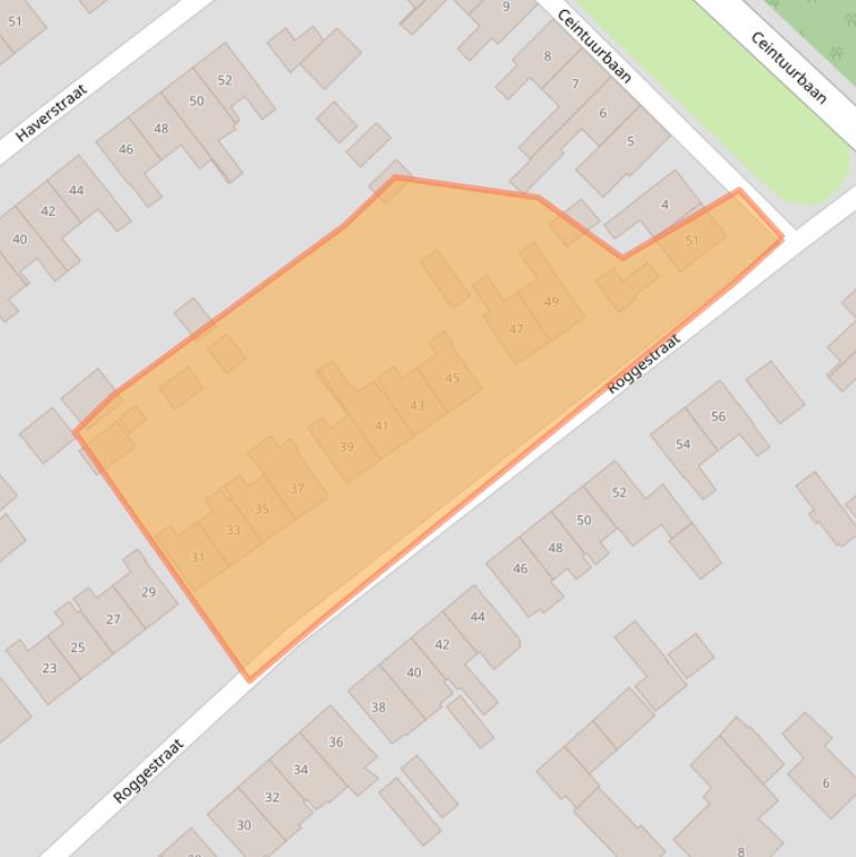 Kaart van postcodegebied 8102AV.