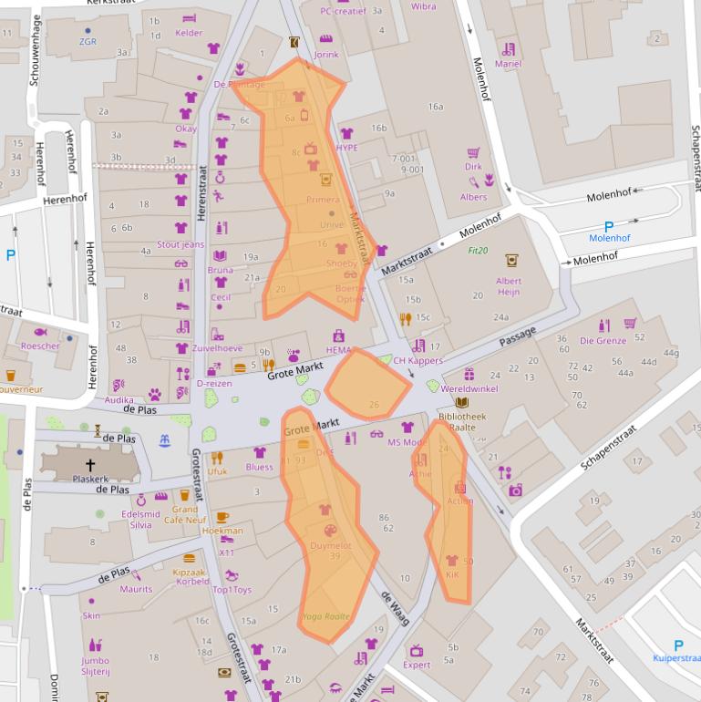 Kaart van postcodegebied 8102CK.