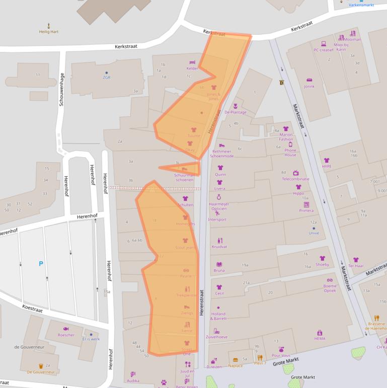Kaart van postcodegebied 8102CP.