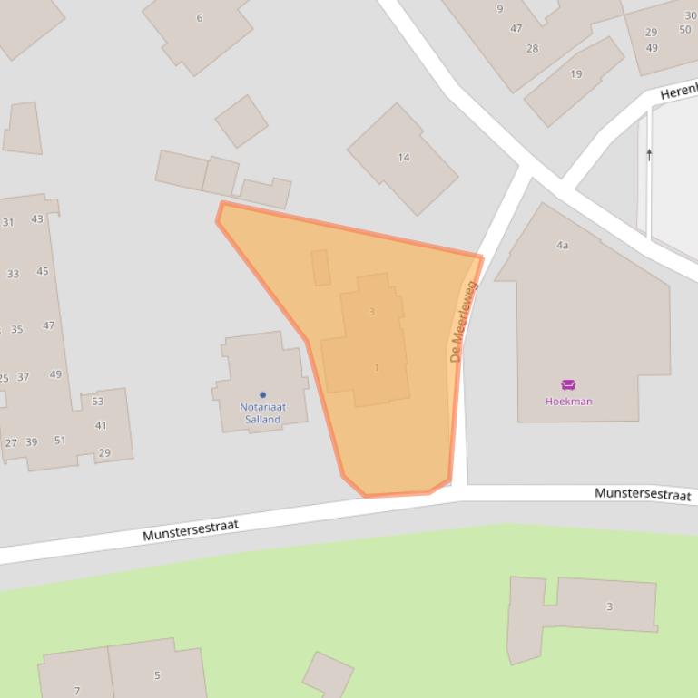 Kaart van postcodegebied 8102CZ.