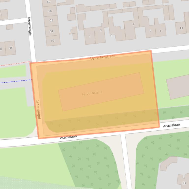 Kaart van postcodegebied 8102JP.