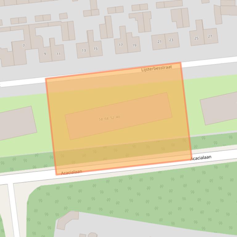 Kaart van postcodegebied 8102JR.