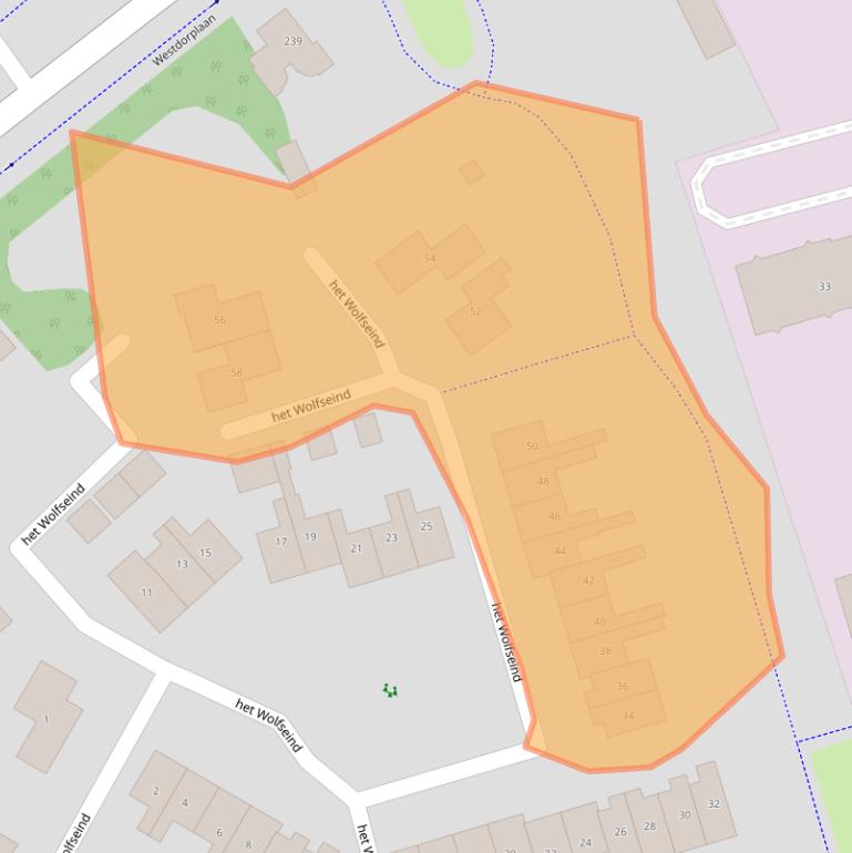 Kaart van postcodegebied 8102KC.