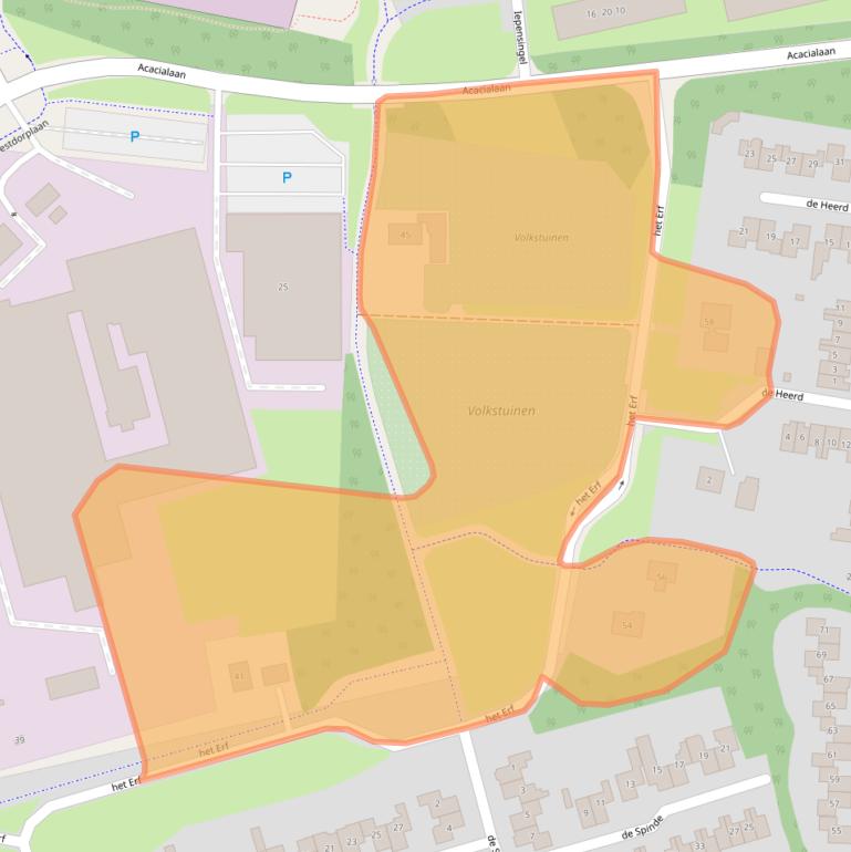 Kaart van postcodegebied 8102KG.