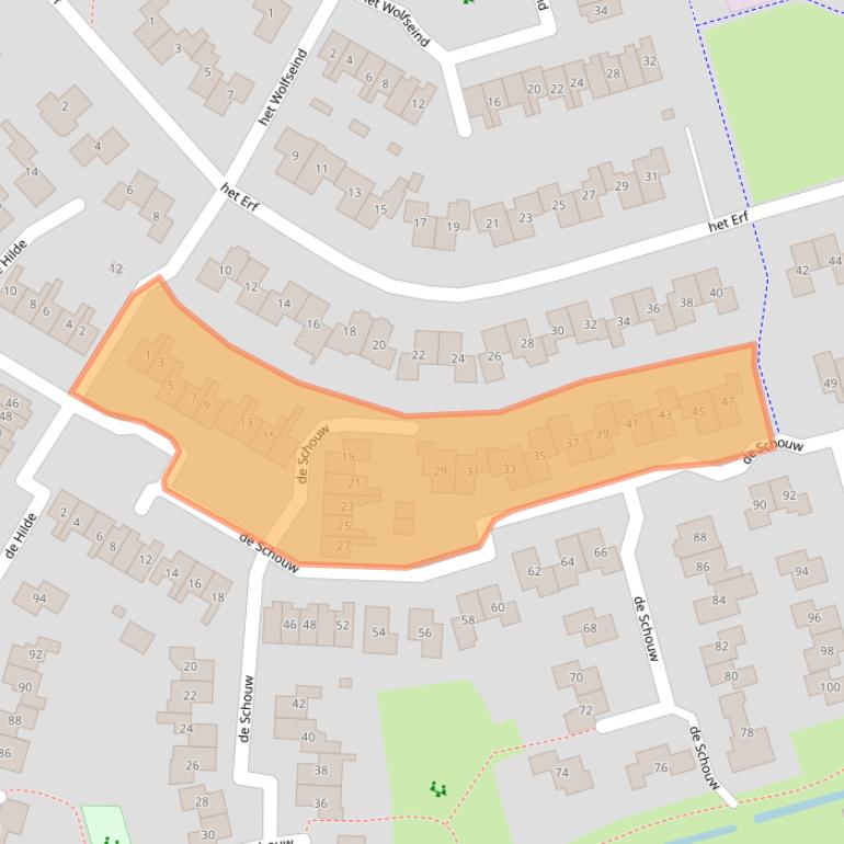 Kaart van postcodegebied 8102KK.