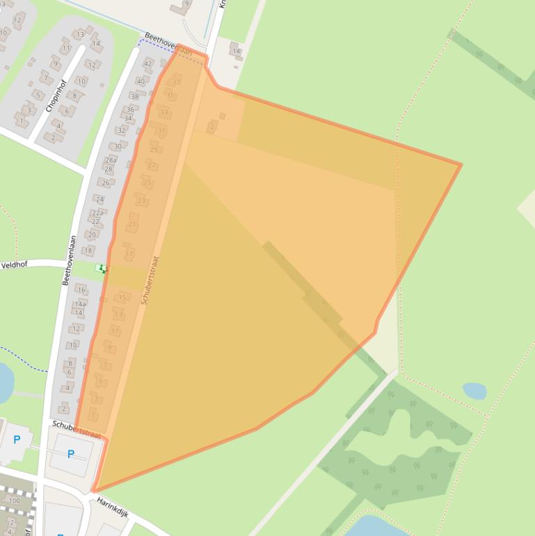 Kaart van postcodegebied 8102MA.