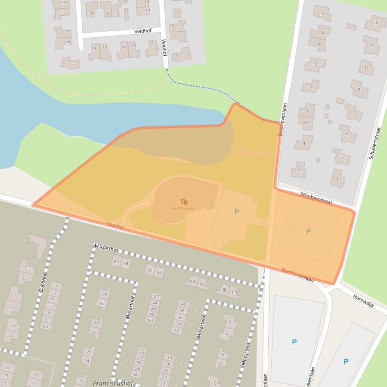 Kaart van postcodegebied 8102MH.