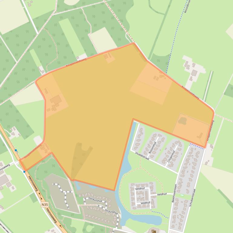 Kaart van postcodegebied 8102RR.