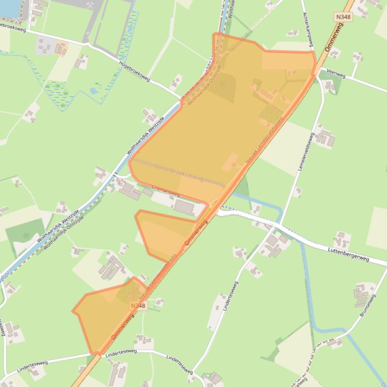 Kaart van postcodegebied 8102SH.