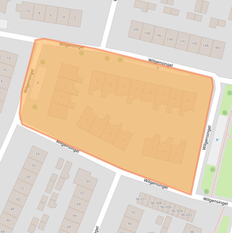 Kaart van postcodegebied 8102ZL.