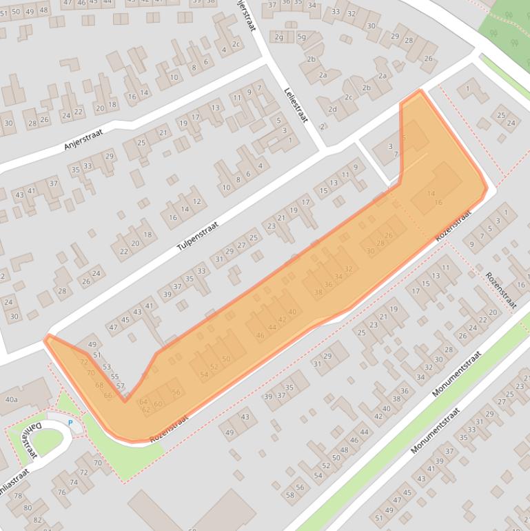 Kaart van postcodegebied 8102ZP.