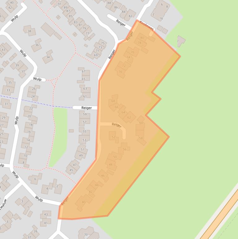 Kaart van postcodegebied 8103AX.