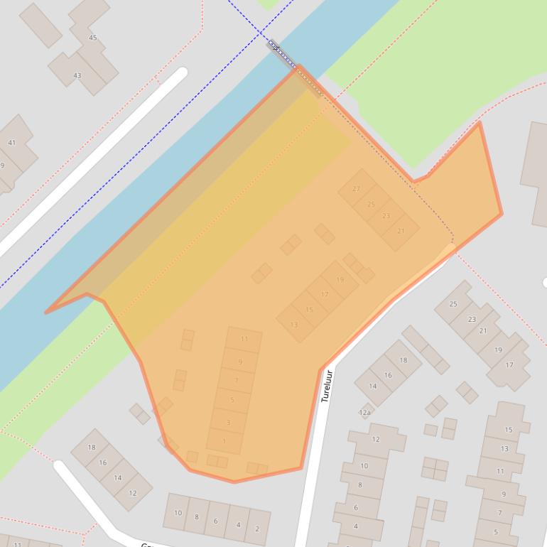 Kaart van postcodegebied 8103BK.