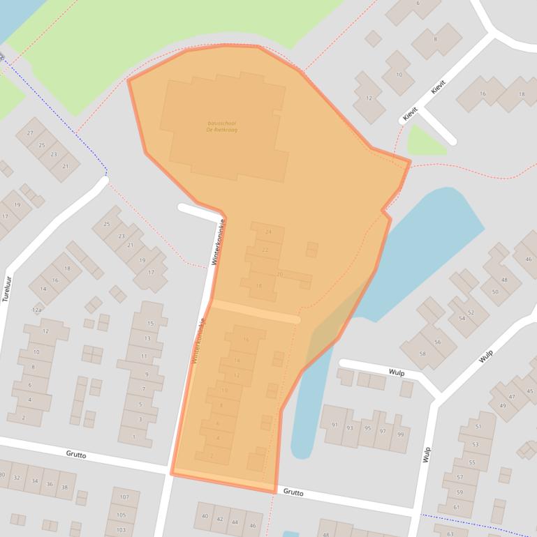 Kaart van postcodegebied 8103BM.