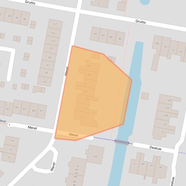 Kaart van postcodegebied 8103BW.