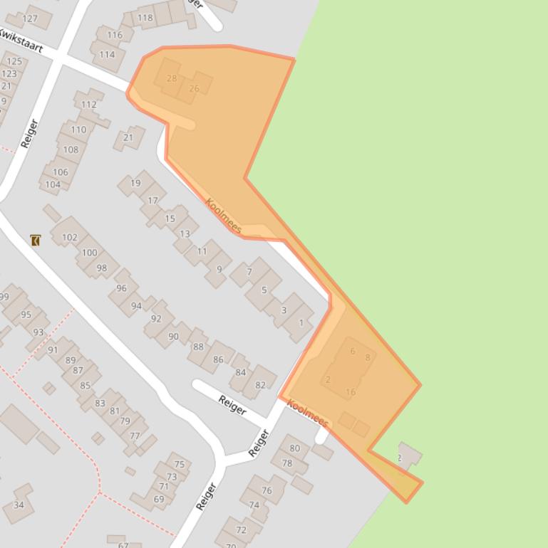 Kaart van postcodegebied 8103CC.