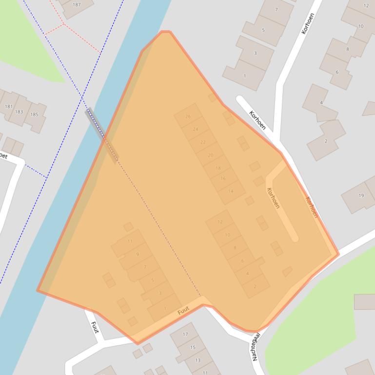 Kaart van postcodegebied 8103CG.