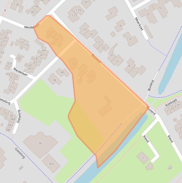 Kaart van postcodegebied 8103ED.