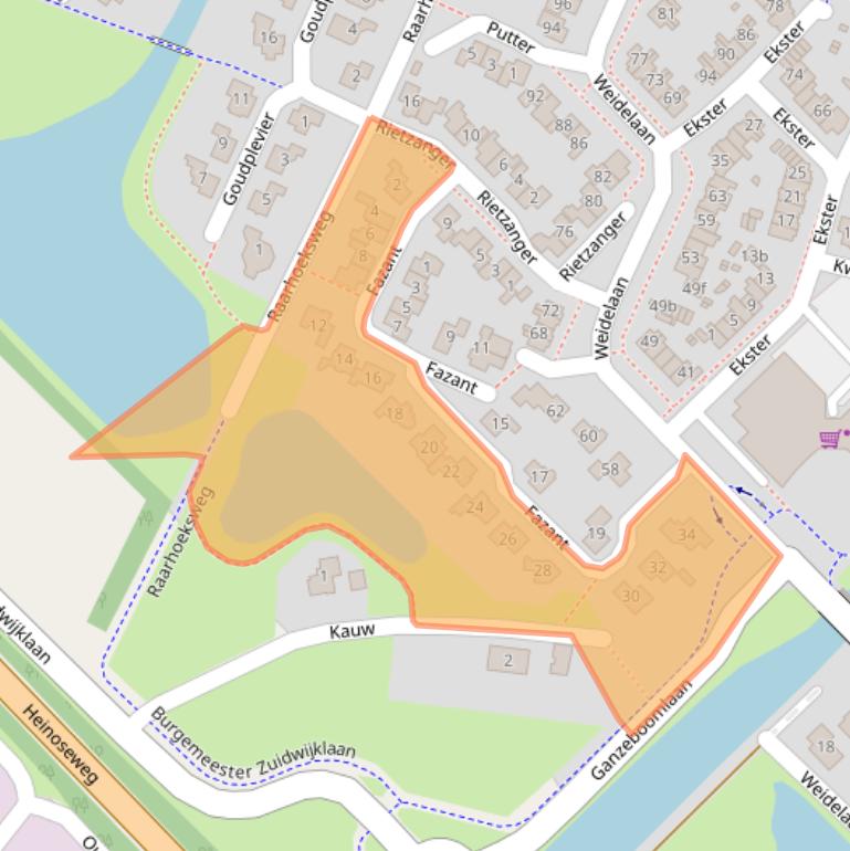 Kaart van postcodegebied 8103EL.